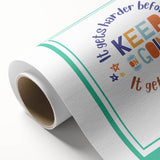 Kids' Room Educational Decor - Keep Going Motivational Print