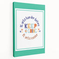 Kids' Room Educational Decor - Keep Going Motivational Print