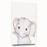 Adorable Elephant Nursery Canvas Prints - Baby Room Decor