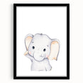 Adorable Elephant Nursery Canvas Prints - Baby Room Decor