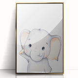 Adorable Elephant Nursery Canvas Prints - Baby Room Decor
