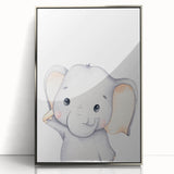 Adorable Elephant Nursery Canvas Prints - Baby Room Decor