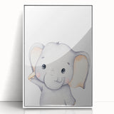 Adorable Elephant Nursery Canvas Prints - Baby Room Decor