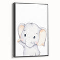 Adorable Elephant Nursery Canvas Prints - Baby Room Decor