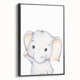 Adorable Elephant Nursery Canvas Prints - Baby Room Decor