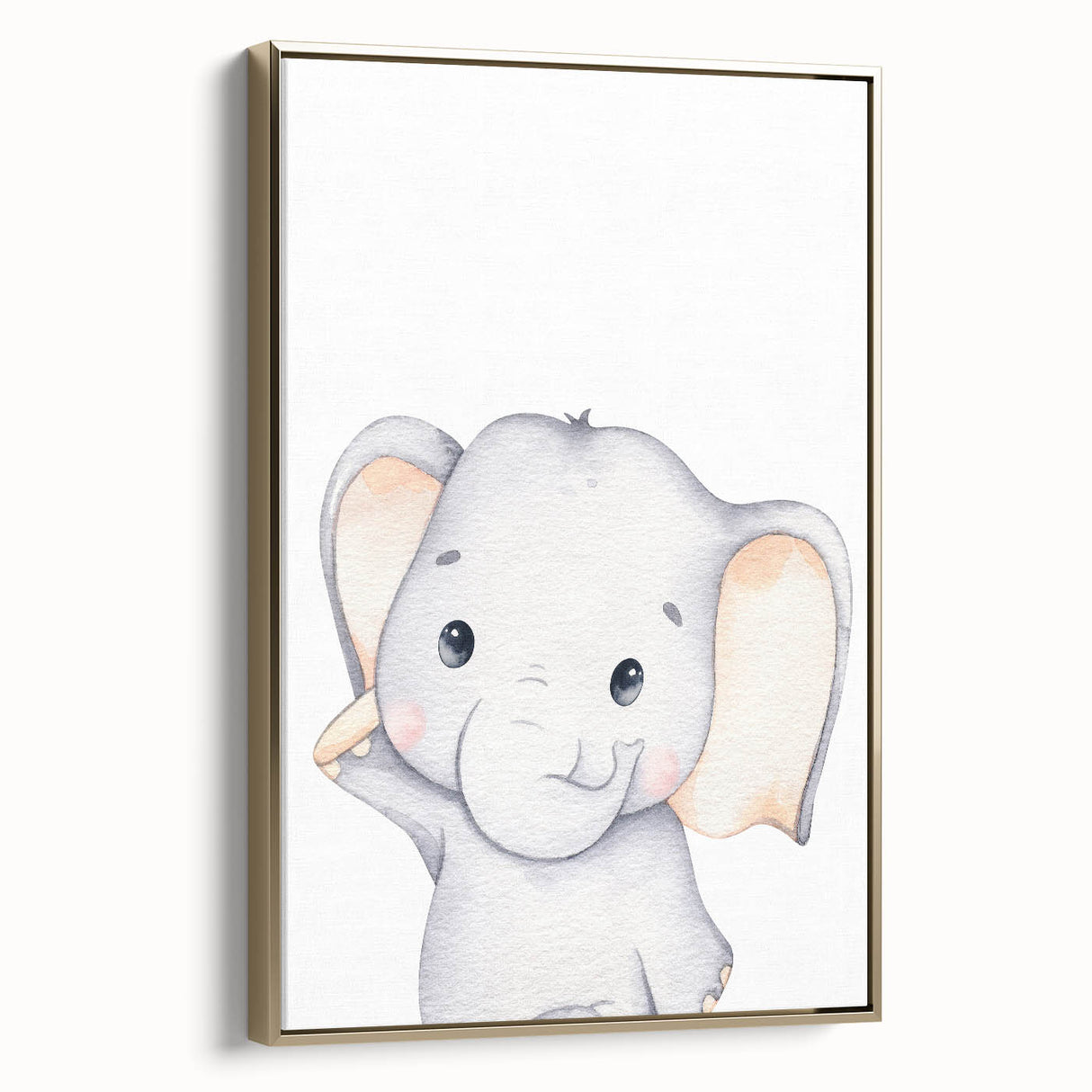 Adorable Elephant Nursery Canvas Prints - Baby Room Decor