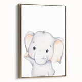 Adorable Elephant Nursery Canvas Prints - Baby Room Decor