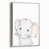 Adorable Elephant Nursery Canvas Prints - Baby Room Decor