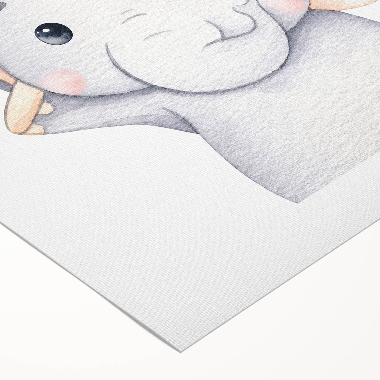 Adorable Elephant Nursery Canvas Prints - Baby Room Decor