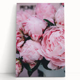 Black and white abstract print on stretched canvas depicting spring, ideal for kitchen wall art or bedroom ambiance.