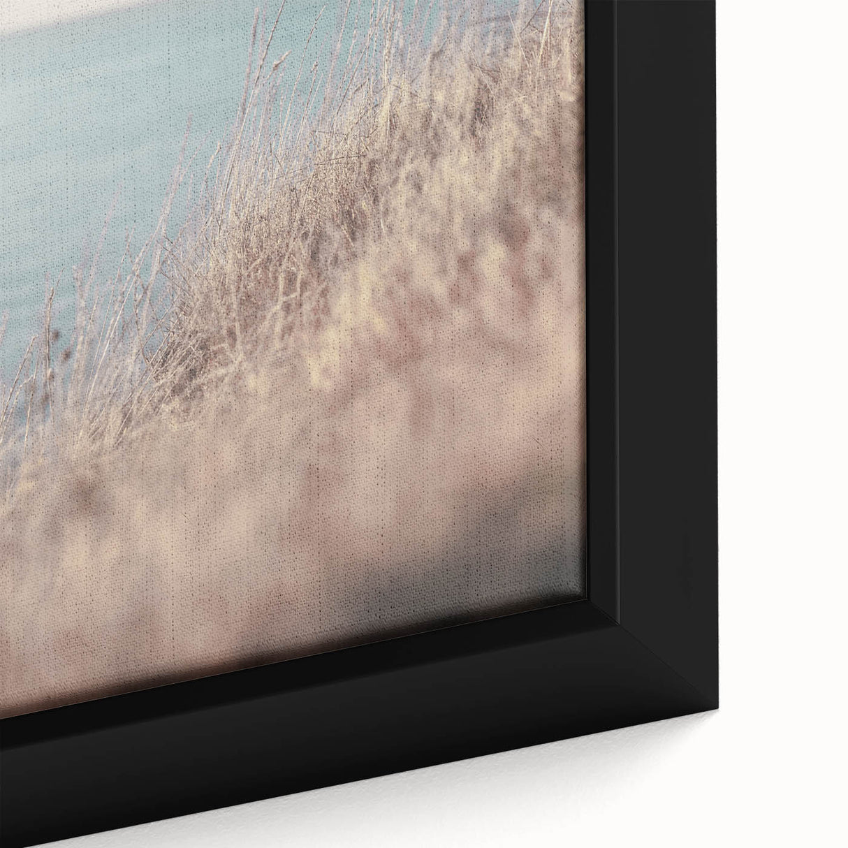 Extra large black wall art featuring colorful, textured abstract design on framed canvas, ideal for living room decor.