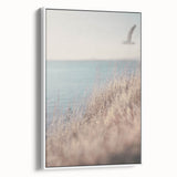 Extra large vintage poster art on canvas, featuring colorful abstract design in vibrant hues, ideal for living room wall.