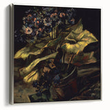 Landscape art painting featuring a colorful, impressionistic style on a framed canvas, ideal for living room decor.