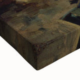 Large art canvas featuring a black and white landscape painting, ideal for bedroom wall decor.