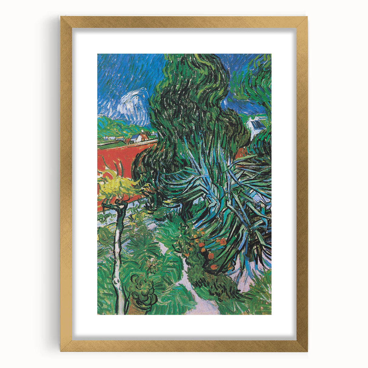 Impressionism Wall Art - Doctor Gachet's Garden by Vincent van Gogh