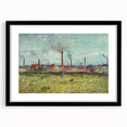 Impressionism Wall Art - Factories at Clichy by Van Gogh Print