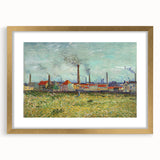 Impressionism Wall Art - Factories at Clichy by Van Gogh Print