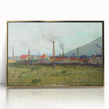 Impressionism Wall Art - Factories at Clichy by Van Gogh Print