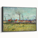 Impressionism Wall Art - Factories at Clichy by Van Gogh Print