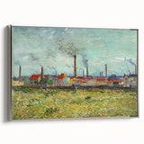 Impressionism Wall Art - Factories at Clichy by Van Gogh Print