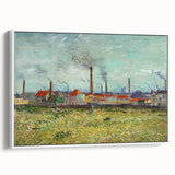 Impressionism Wall Art - Factories at Clichy by Van Gogh Print