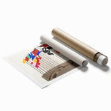 Modern Wall Art - Abstract Flags Display - Contemporary Minimalist Decor