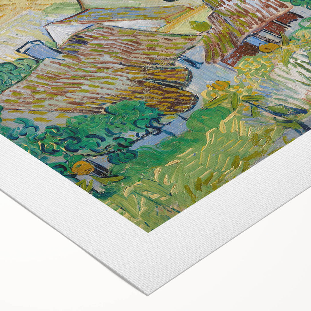 Impressionism Wall Art - Farms near Auvers by Van Gogh Print
