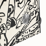 Modern Wall Art - Monochrome Abstract Composition - Contemporary Decor