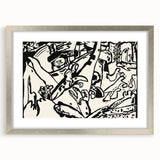 Modern Wall Art - Monochrome Abstract Composition - Contemporary Decor