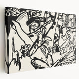 Modern Wall Art - Monochrome Abstract Composition - Contemporary Decor