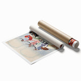 Modern Wall Art: Elegant Dance Salon Scene in Vintage Style