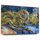 Impressionism Wall Art - Four Withered Sunflowers by Van Gogh Print