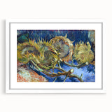 Impressionism Wall Art - Four Withered Sunflowers by Van Gogh Print