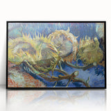 Impressionism Wall Art - Four Withered Sunflowers by Van Gogh Print