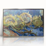 Impressionism Wall Art - Four Withered Sunflowers by Van Gogh Print