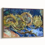 Impressionism Wall Art - Four Withered Sunflowers by Van Gogh Print