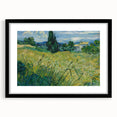 Impressionism Wall Art - Green Wheat Field with Cypress by Van Gogh