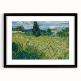 Impressionism Wall Art - Green Wheat Field with Cypress by Van Gogh