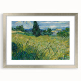 Impressionism Wall Art - Green Wheat Field with Cypress by Van Gogh