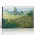 Impressionism Wall Art - Green Wheat Field with Cypress by Van Gogh