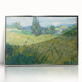Impressionism Wall Art - Green Wheat Field with Cypress by Van Gogh