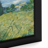 Impressionism Wall Art - Green Wheat Field with Cypress by Van Gogh