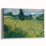 Impressionism Wall Art - Green Wheat Field with Cypress by Van Gogh