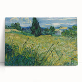 Impressionism Wall Art - Green Wheat Field with Cypress by Van Gogh