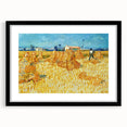 Impressionism Wall Art - Harvest in Provence by Van Gogh Print