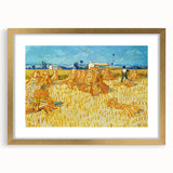 Impressionism Wall Art - Harvest in Provence by Van Gogh Print