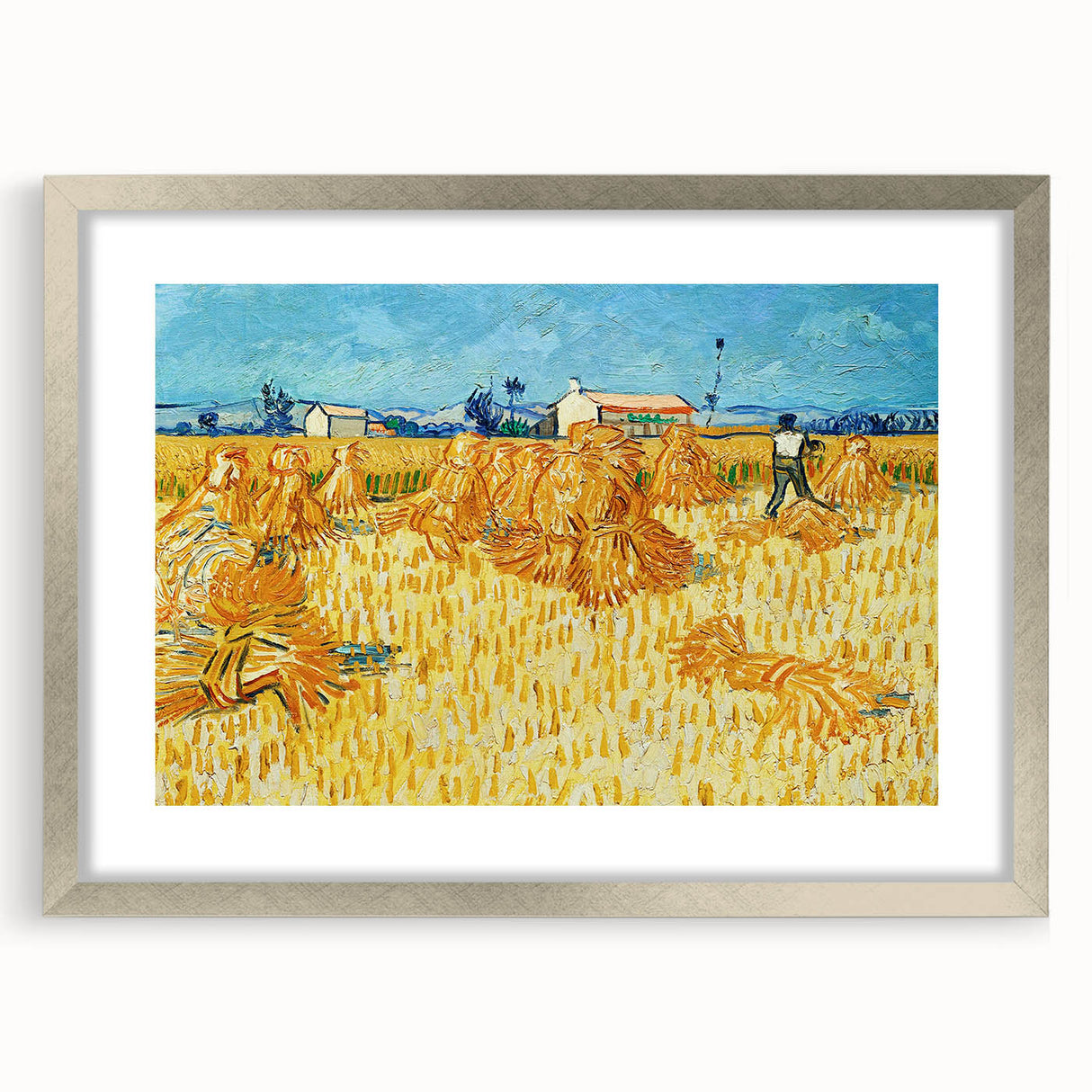 Impressionism Wall Art - Harvest in Provence by Van Gogh Print