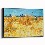 Impressionism Wall Art - Harvest in Provence by Van Gogh Print