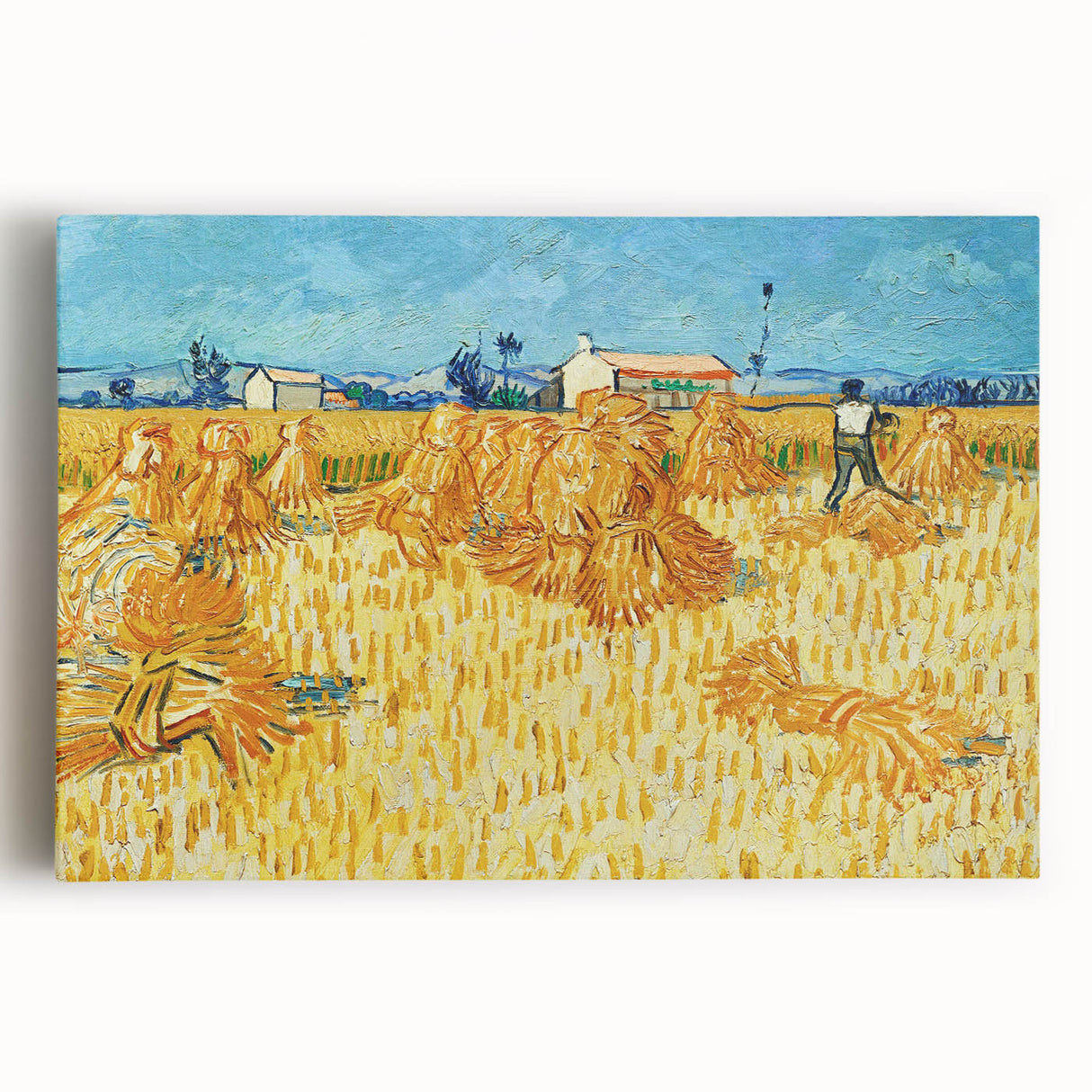 Impressionism Wall Art - Harvest in Provence by Van Gogh Print