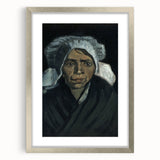 Impressionism Wall Art - Head of a Peasant Woman by Vincent van Gogh